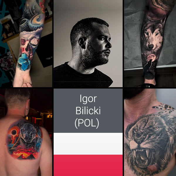 Igor Bilicki aus Polen 2025 auf der Tattooexpo Zwickau